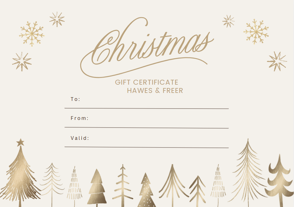 Hawes & Freer Gift Card