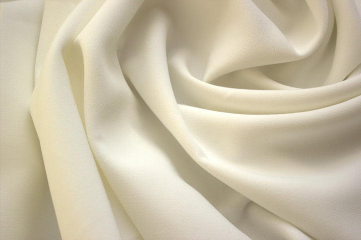 ALANNAH HEAVY STRETCH CREPE IVORY