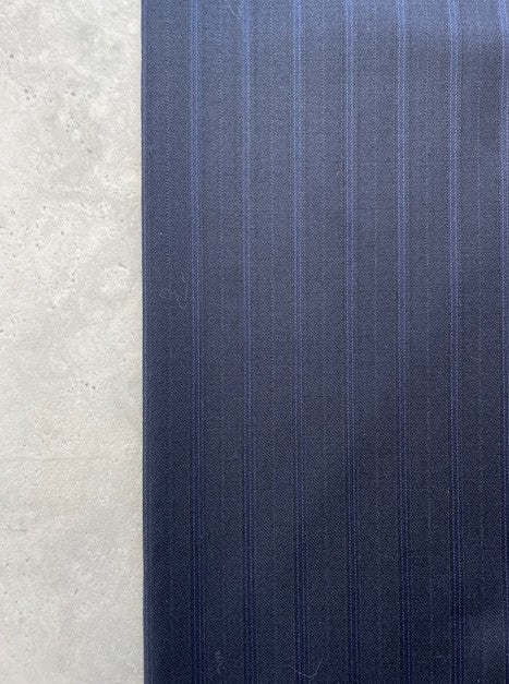 DORMEUIL STRIPED WOOL/SILK BLEND SUITING (2.9m Length)