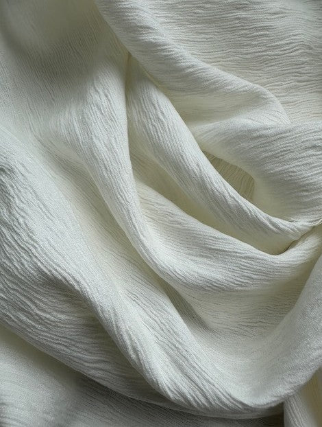 LADY OF THE LAKE RIPPLED VISCOSE CREPE