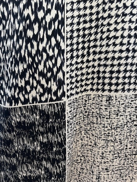 ABSTRACT PLAINS 100% SILK