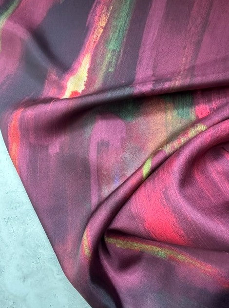 ARIZONA MULTI COLOURED PRINT ON SILK BASE