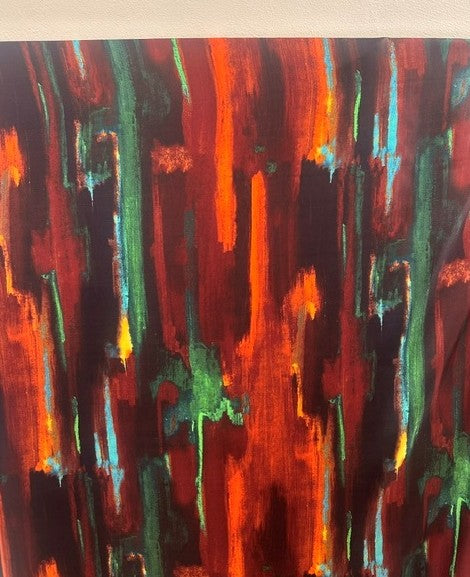 ARIZONA MULTI COLOURED PRINT ON SILK BASE