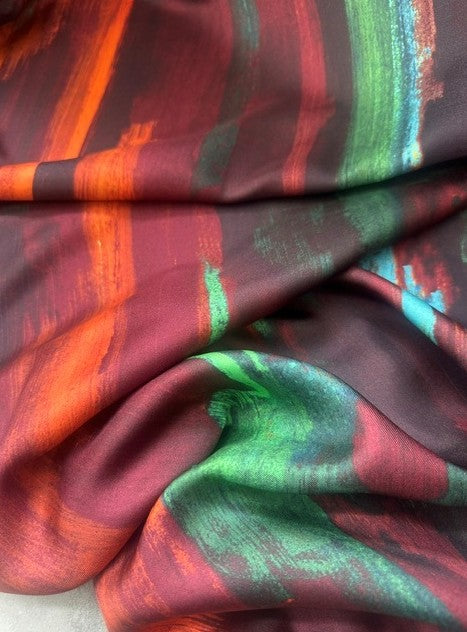 ARIZONA MULTI COLOURED PRINT ON SILK BASE