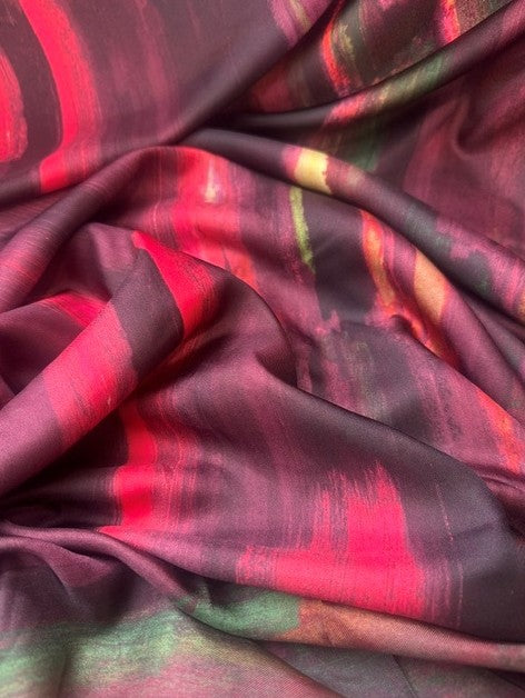 ARIZONA MULTI COLOURED PRINT ON SILK BASE