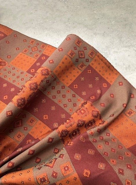 YUSSEF 100% ITALIAN SILK JACQUARD