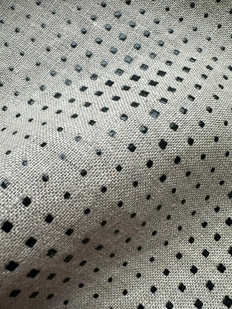 MONTREUIL 100% LINEN WITH RAISED SYMMETRICAL DESIGN (2.7m Length)