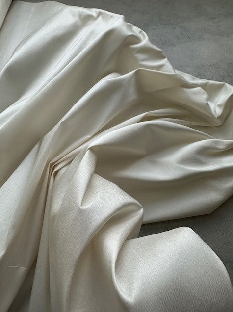 100% DUPION SILK - IVORY