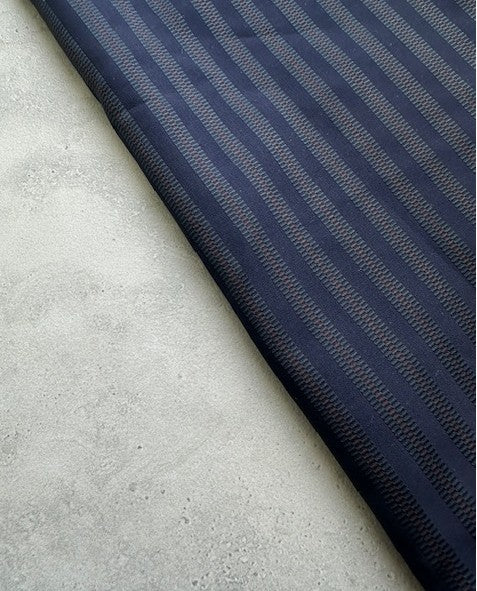 VINNIE 100% COTTON BLUE & RED THIN STRIPE