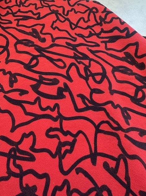 LIPSTICK 100% SILK CREPE DE CHINE