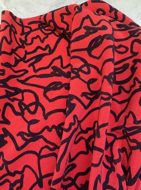 LIPSTICK 100% SILK CREPE DE CHINE