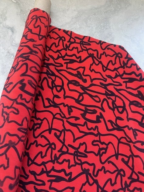 LIPSTICK 100% SILK CREPE DE CHINE