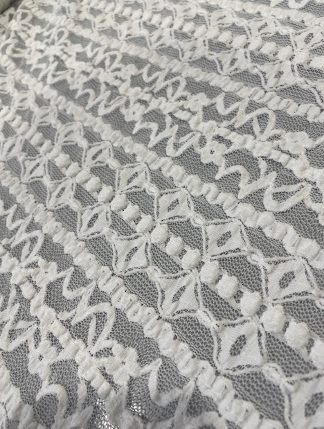 BIANCA ITALIAN STRETCH LACE (3.4m Length)