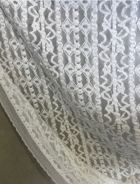 BIANCA ITALIAN STRETCH LACE (3.4m Length)