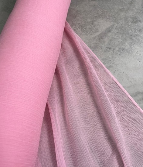 COTTON CANDY PINK CRUSHED SILK GGT