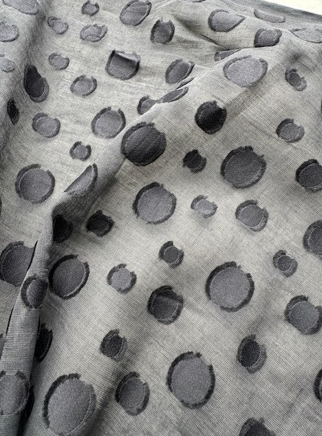 SPOT ON ITALIAN COTTON / VISCOSE / NYLON & METALLIC BLEND