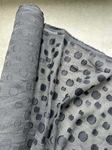 SPOT ON ITALIAN COTTON / VISCOSE / NYLON & METALLIC BLEND