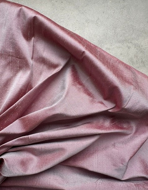 100% DUPION SILK - ICE BERRY