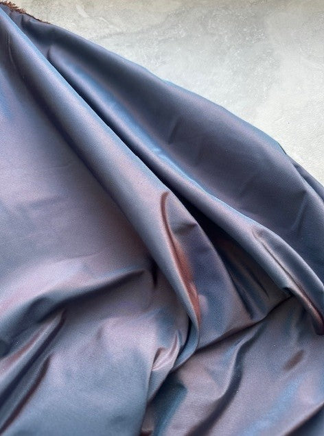 100% DUPION SILK - INDIGO