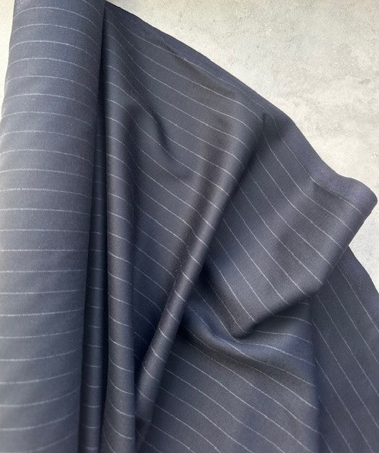 MARLOW 100% WOOL PINSTRIPED SUITING