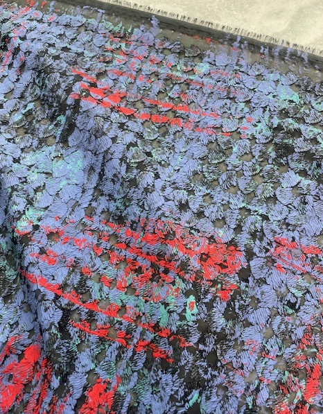 PAINTED TEXTURED PRINT ON A NYLON BASE (3.6m Length)