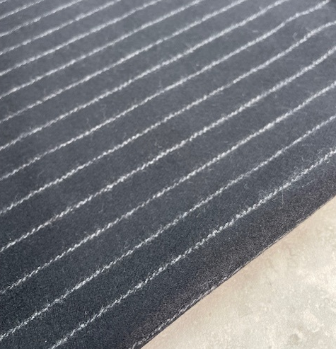 ITALIAN PINSTRIPE WOOL/VISCOSE BLEND SUITING (2.8m Length)