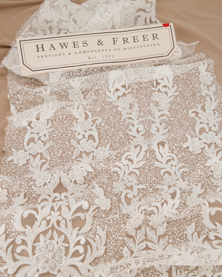 MARLENE ITALIAN EMBROIDERED IVORY